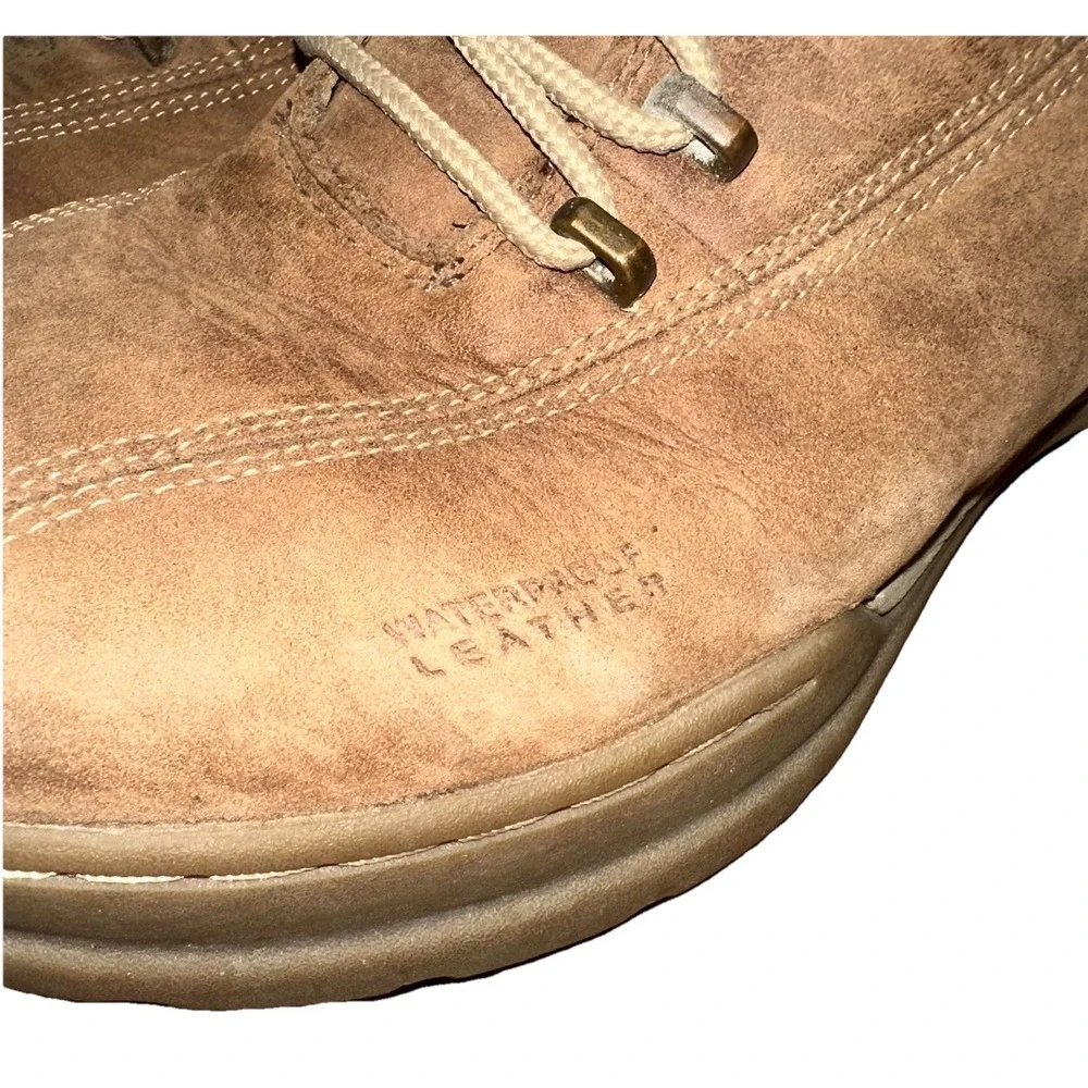 Helly Hansen Berthed Waterproof Brown Leather Hiking Boots Lace Up Mens 6.5 $140